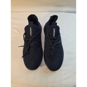DAMYUAN Men's Size 11 Navy Blue Knit Running Walking Sneakers